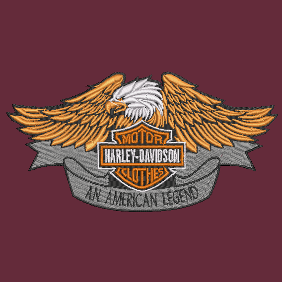 Harley Davidson Embroidered YOUTH Sweatshirt Kids Boy Girl Unisex Crewneck Biker Eagle