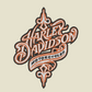Harley Davidson HOODIE Embroidered Adult Unisex Hooded Sweatshirt Script Orange Thread Biker Motorcycle