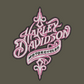 Harley Davidson Embroidered Adult Unisex Crewneck Sweatshirt Script Biker Motorcycle