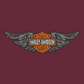 Harley Davidson Embroidered Adult Unisex Crewneck Sweatshirt Wings Biker