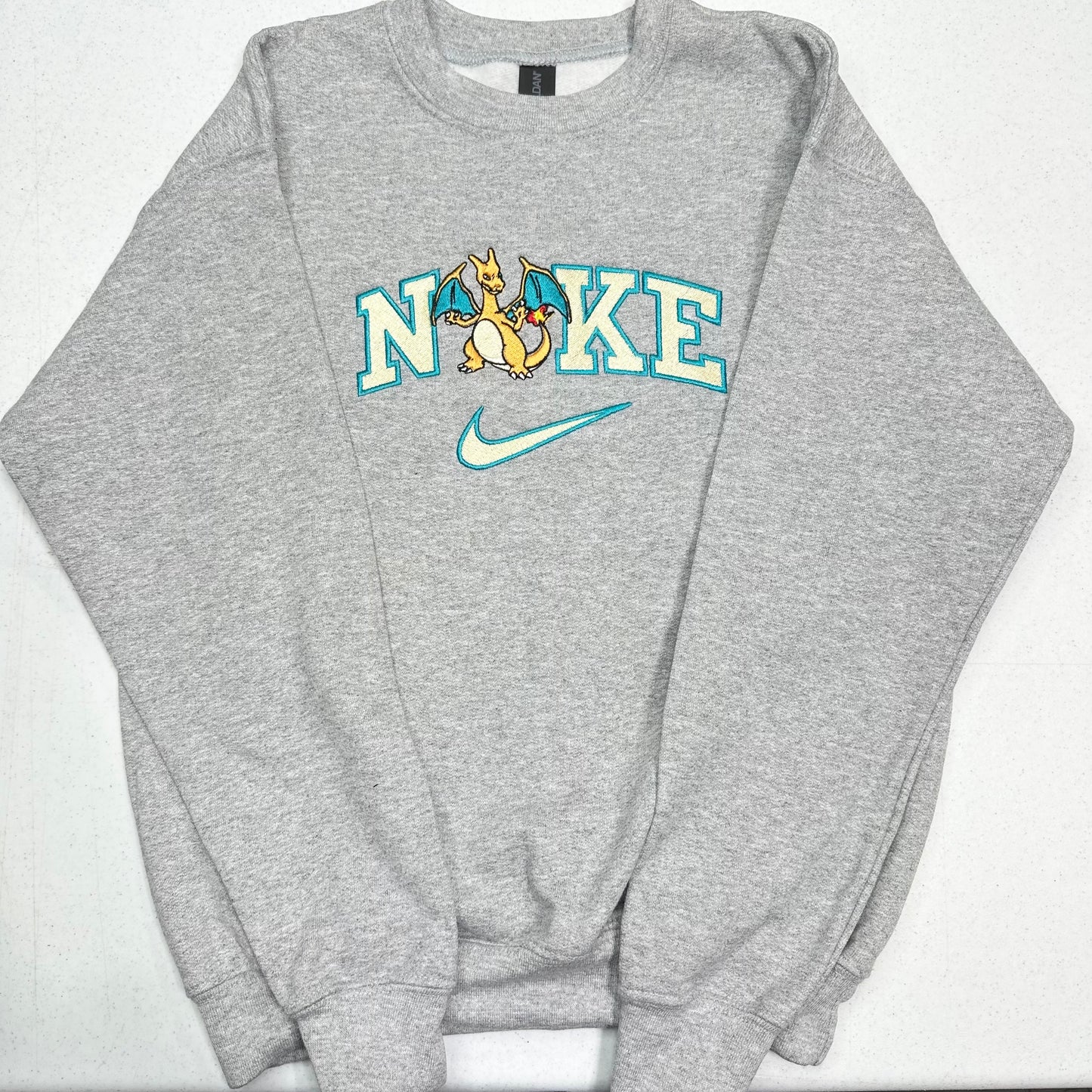 Nike Pokemon Charizard Embroidered YOUTH Hoodie / Crewneck Sweatshirt Kids Boy Girl Unisex