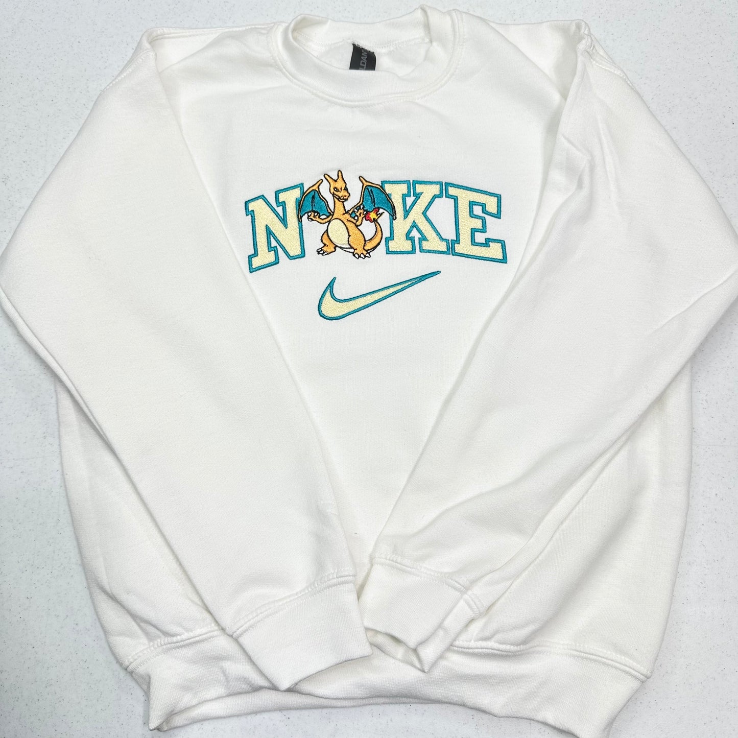 Nike Pokemon Charizard Embroidered YOUTH Hoodie / Crewneck Sweatshirt Kids Boy Girl Unisex