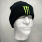 Monster Beanie Embroidered Black Stocking Hat Gift