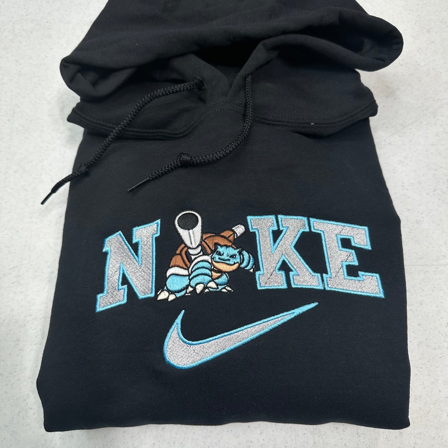 Nike Pokemon Blastoise HOODIE Embroidered Adult Unisex Hooded Sweatshirt