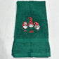 Gnome Christmas Towels Embroidered Hand Towel Set Bathroom Holiday Decor Winter Joy