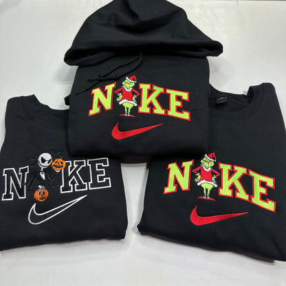 CUSTOM REQUEST Nike Embroidered ADULT Hoodie / Crewneck Sweatshirt Unisex