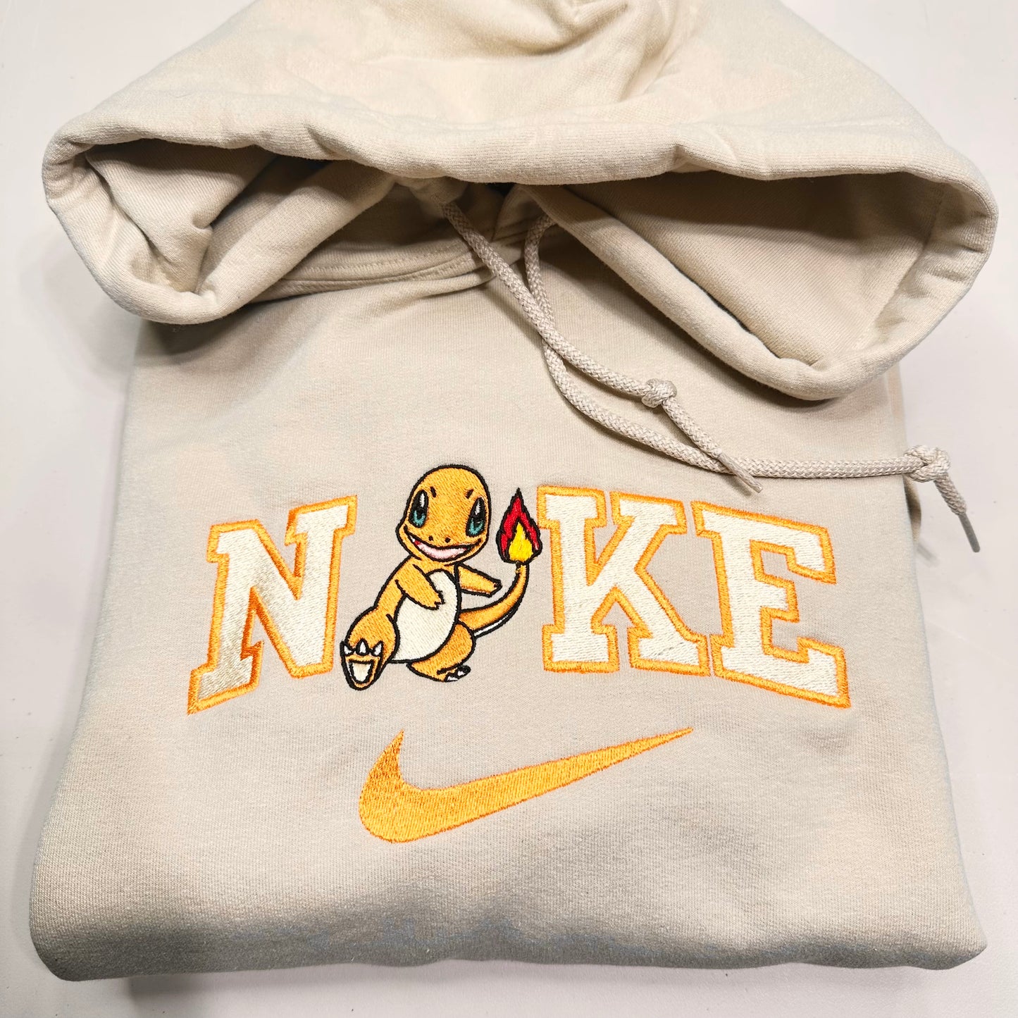 Nike Pokemon Charmander Embroidered ADULT Hoodie / Crewneck Sweatshirt Unisex
