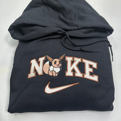 Nike Pokemon Eevee Embroidered YOUTH Hoodie / Crewneck Sweatshirt Kids Boy Girl Unisex