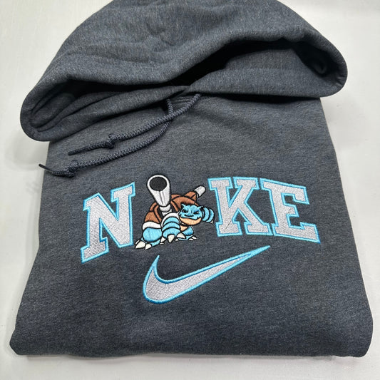Nike Pokemon Blastoise Embroidered YOUTH Hoodie / Crewneck Sweatshirt Kids Boy Girl Unisex