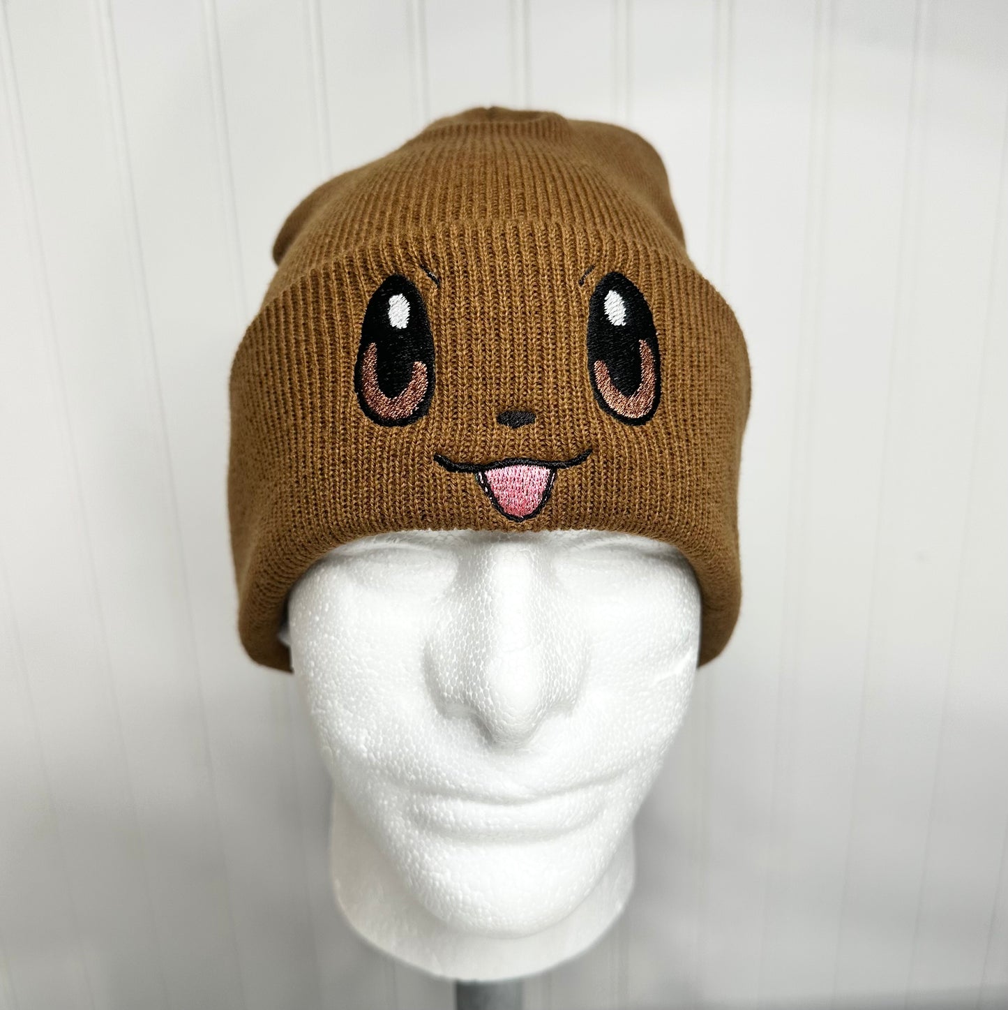 Pokemon Beanies Embroidered Stocking Hat Anime Video Gamer Gift Eevee Bulbasaur Face