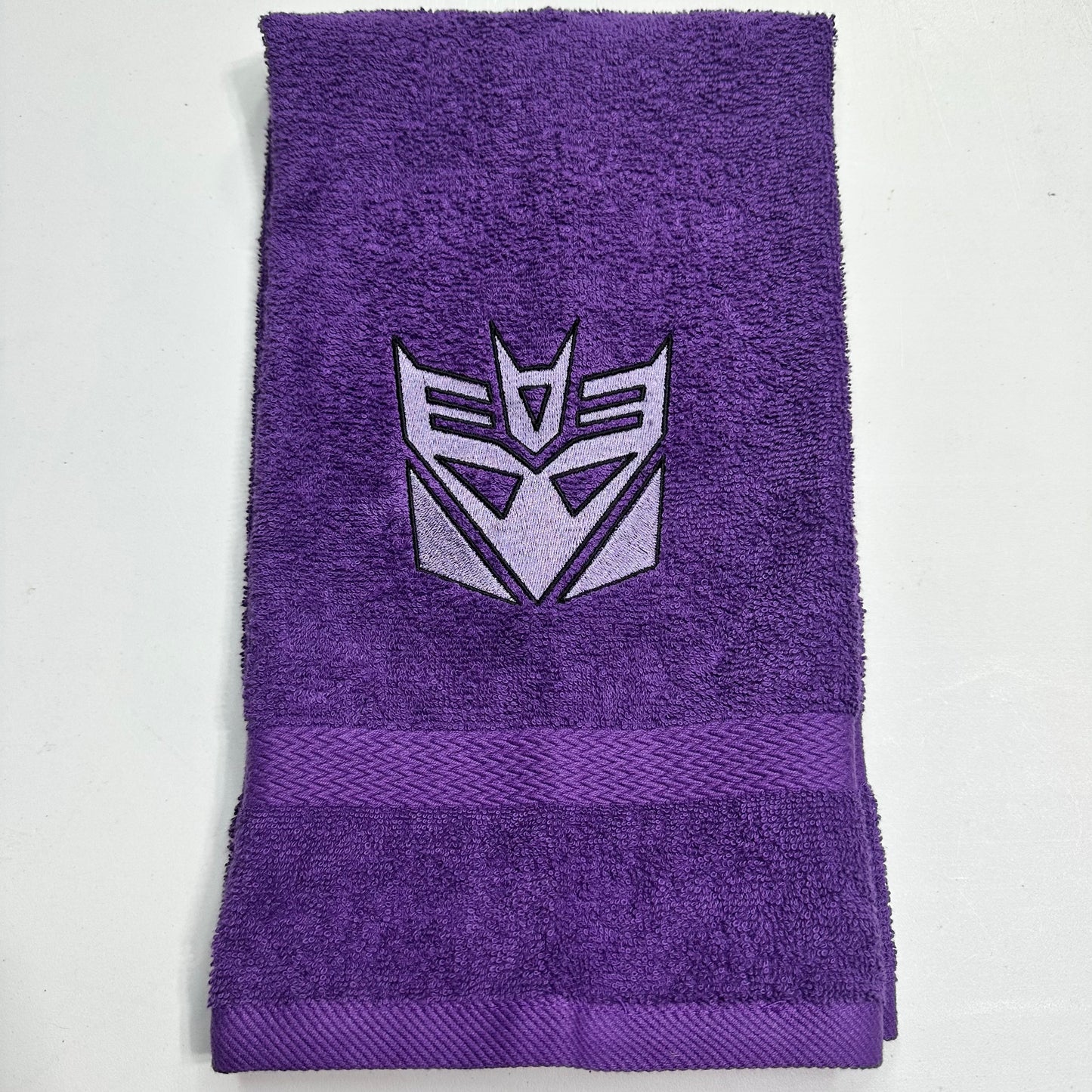 Transformers Towels Embroidered Hand Towel Bathroom Home Decor Decepticons Robots