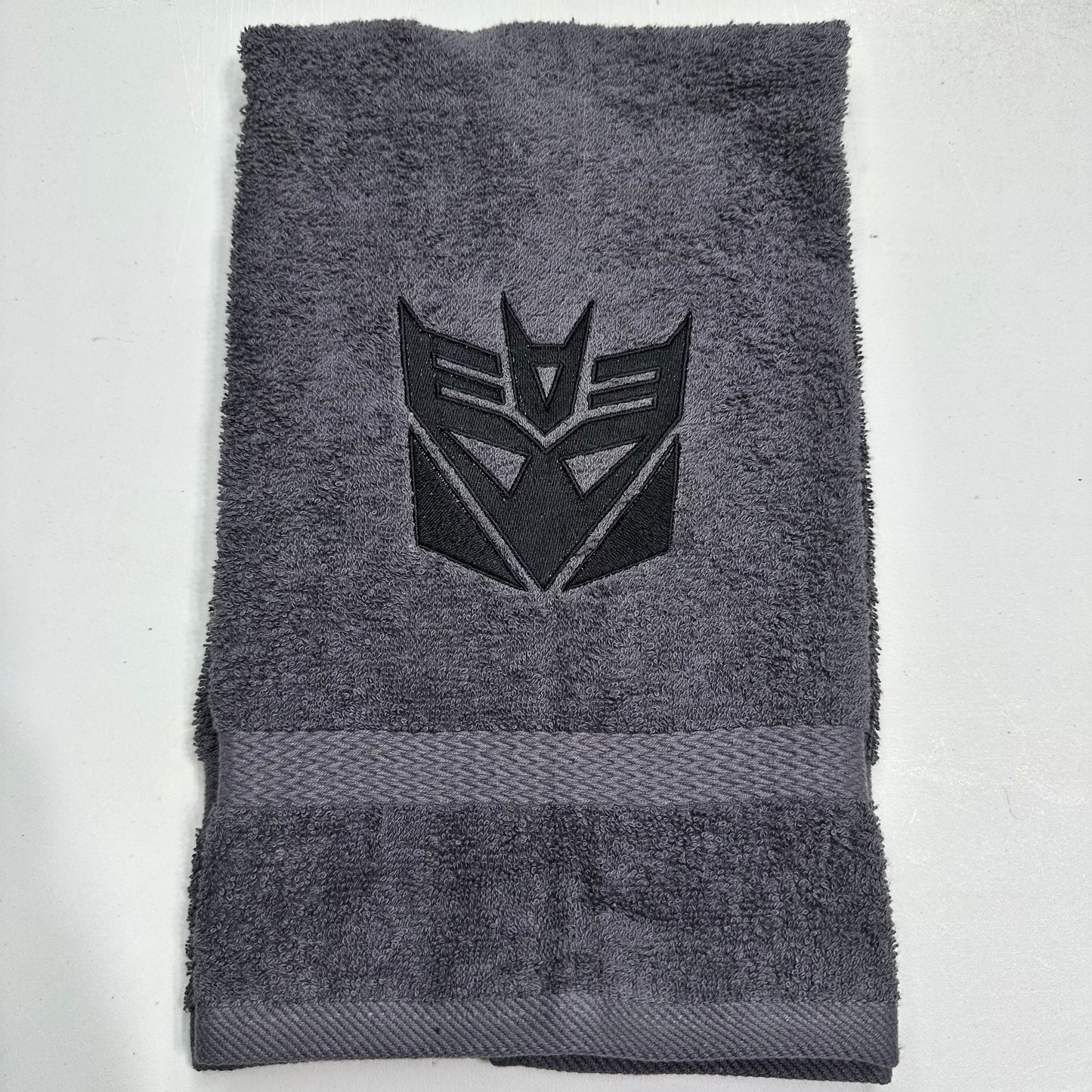 Transformers Towels Embroidered Hand Towel Bathroom Home Decor Decepticons Robots