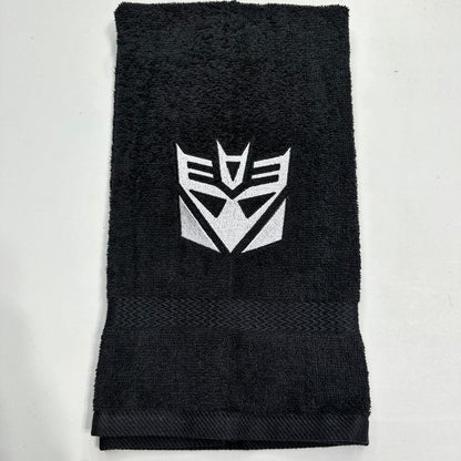 Transformers Towels Embroidered Hand Towel Bathroom Home Decor Decepticons Robots