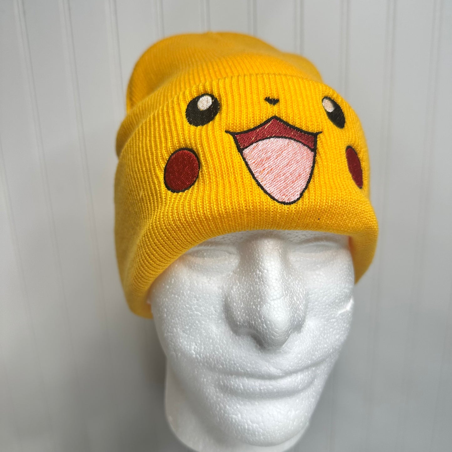 Pokemon Beanies Embroidered Stocking Hat Anime Video Gamer Gift Eevee Bulbasaur Face