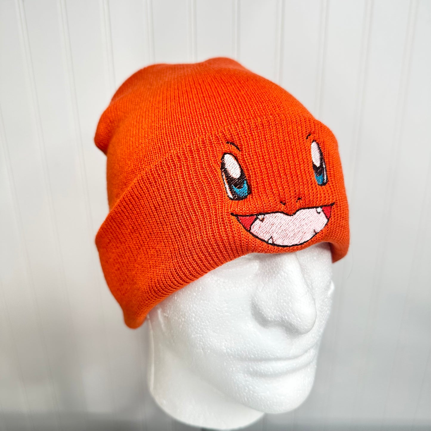 Pokemon Beanies Embroidered Stocking Hat Anime Video Gamer Gift Eevee Bulbasaur Face