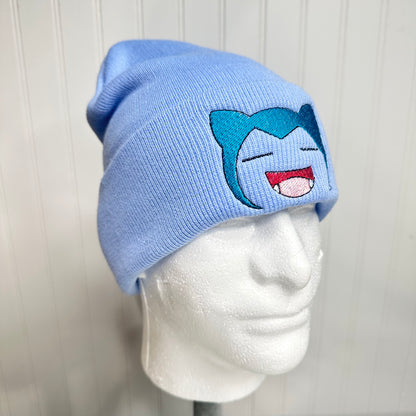 Pokemon Beanies Embroidered Stocking Hat Anime Video Gamer Gift Eevee Bulbasaur Face