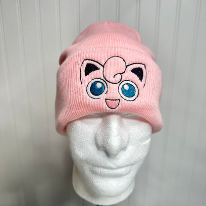 Pokemon Beanies Embroidered Stocking Hat Anime Video Gamer Gift Eevee Bulbasaur Face