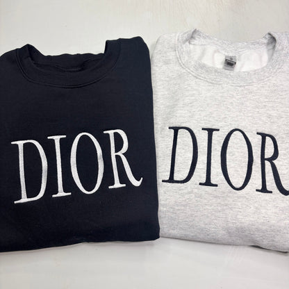 DIOR Logo Embroidered ADULT Hoodie / Crewneck Sweatshirt Unisex