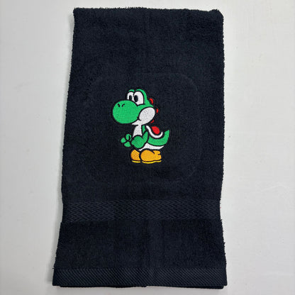 Mario Bros Towels Embroidered Hand Towel Bathroom Home Video Game Decor Luigi Bowser Yoshi Princess Peach
