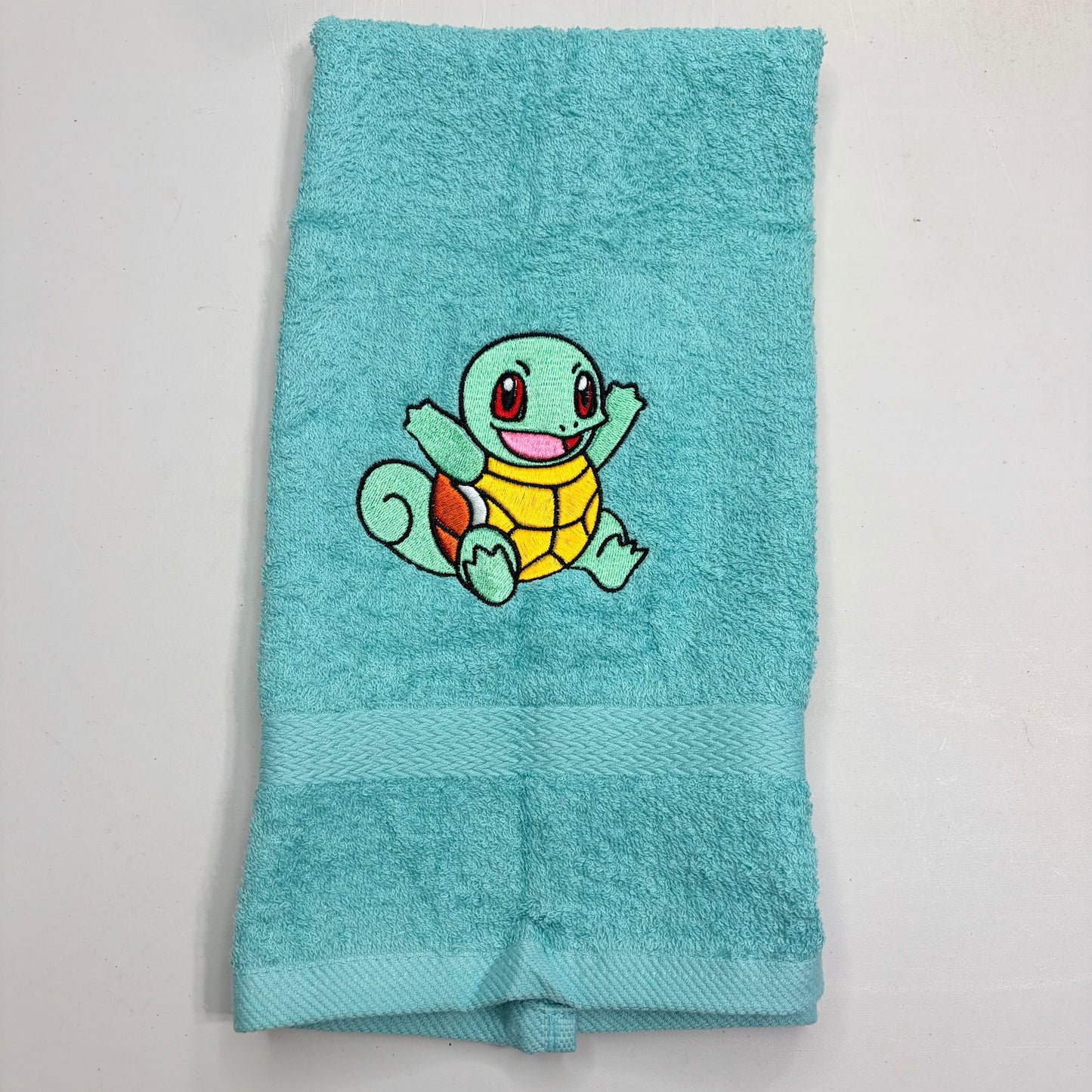 Pokemon Towels Embroidered Hand Towel Bathroom Home Decor Pikachu Eevee Charizard Blastoise Gengar Charmander Bulbasaur Squirtle Meowth Arcanine