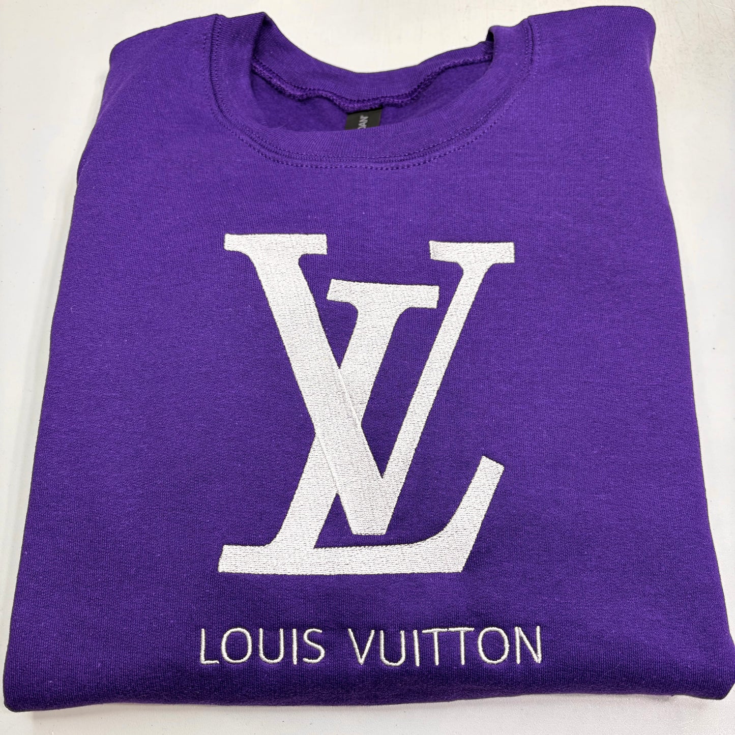 Louis Vuitton Logo Embroidered ADULT Hoodie / Crewneck Sweatshirt Unisex