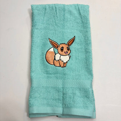 Pokemon Towels Embroidered Hand Towel Bathroom Home Decor Pikachu Eevee Charizard Blastoise Gengar Charmander Bulbasaur Squirtle Meowth Arcanine