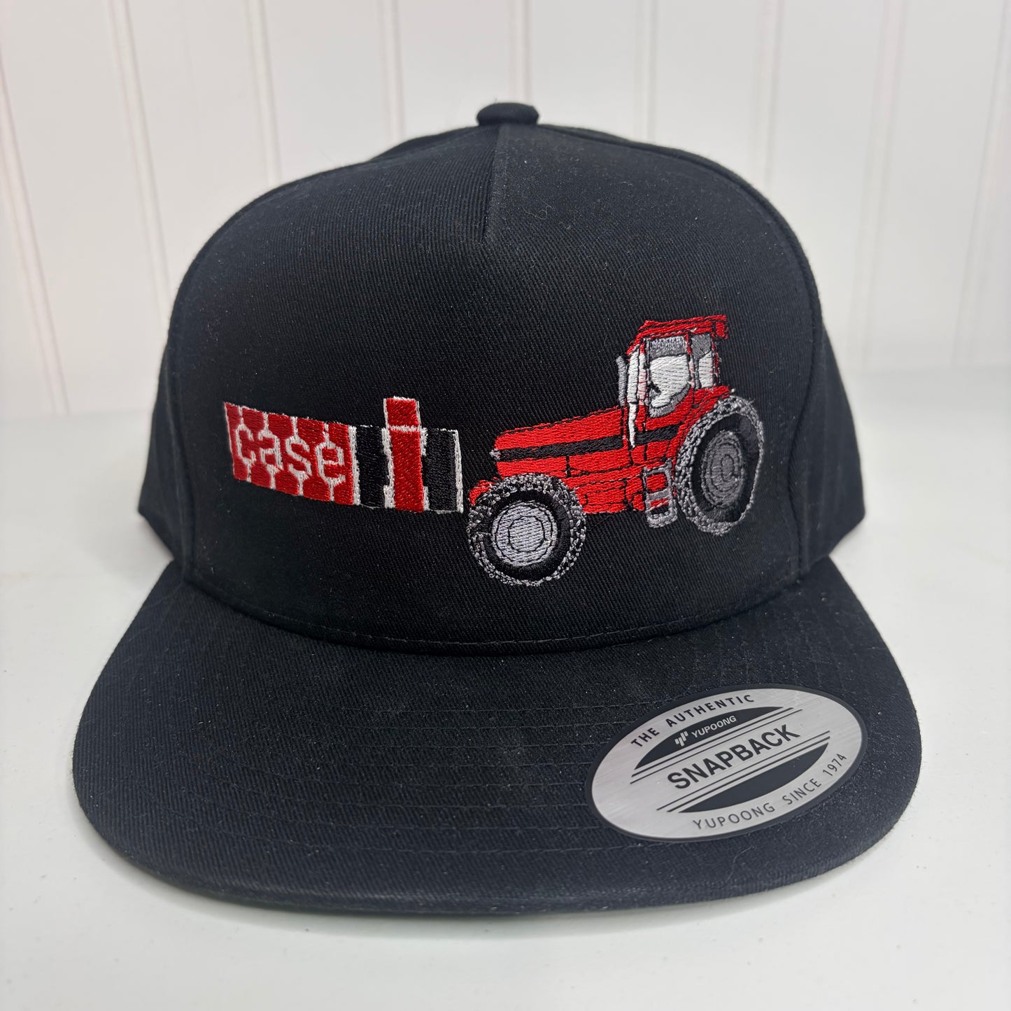Case IH Hat Embroidered 5 Panel Twill Snapback Boxcar Magnum Tractor Farm International