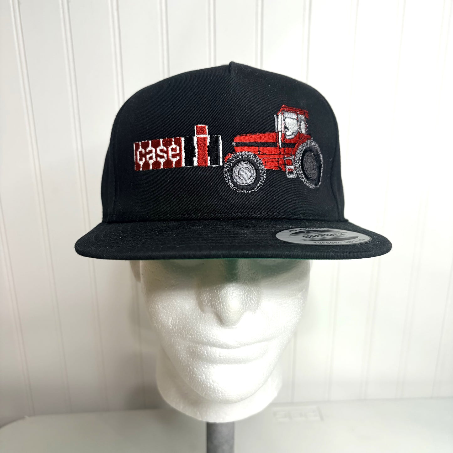 Case IH Hat Embroidered 5 Panel Twill Snapback Boxcar Magnum Tractor Farm International