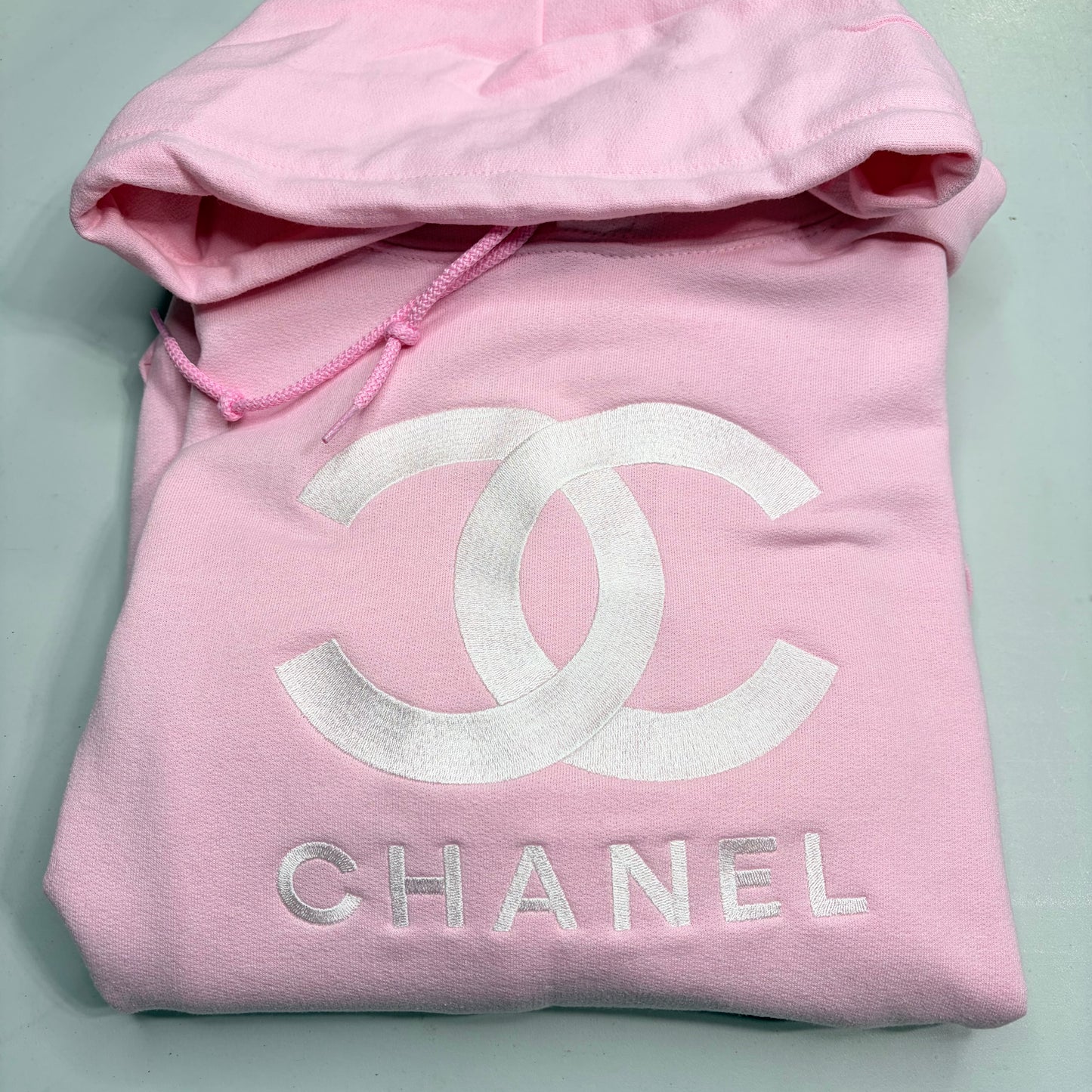 Chanel Logo Embroidered ADULT Hoodie / Crewneck Sweatshirt Unisex Cozy Gift
