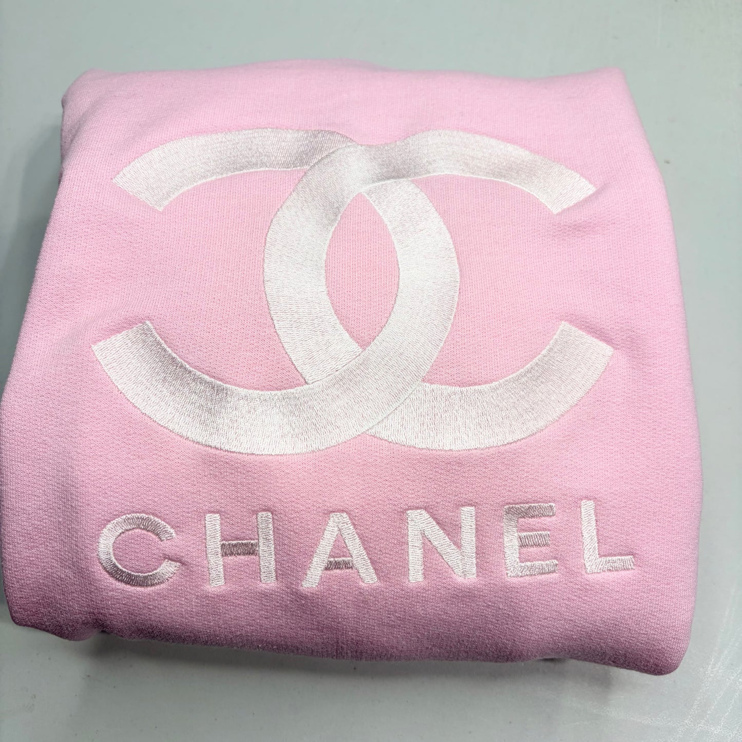 Chanel Logo Embroidered ADULT Hoodie / Crewneck Sweatshirt Unisex Cozy Gift