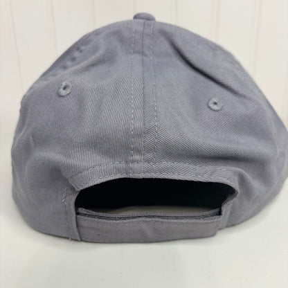 Floral Embroidered Gray Dad Hat Unstructured Cotton Twill Adjustable Closure Casual Boho Wildflowers Gift