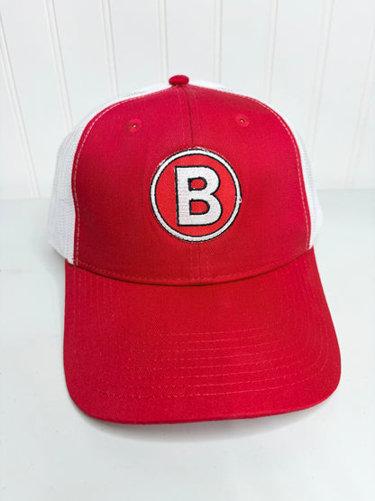 Farmall Embroidered Trucker Hat Mesh Snapback Red Tractor Model H Model M ABC