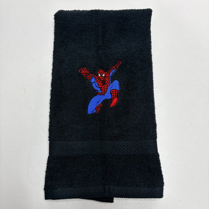 Spiderman Towels Embroidered Hand Towel Bathroom Home Decor
