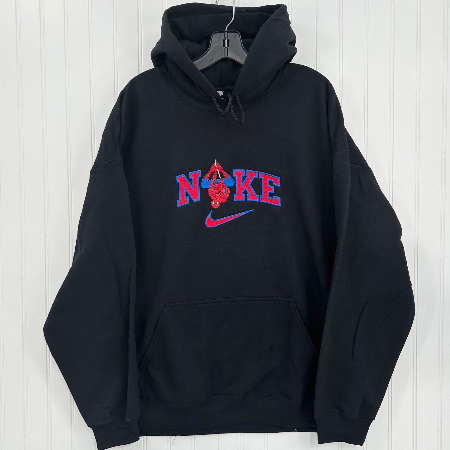 Nike Spiderman HOODIE Embroidered Adult Unisex Hooded Sweatshirt