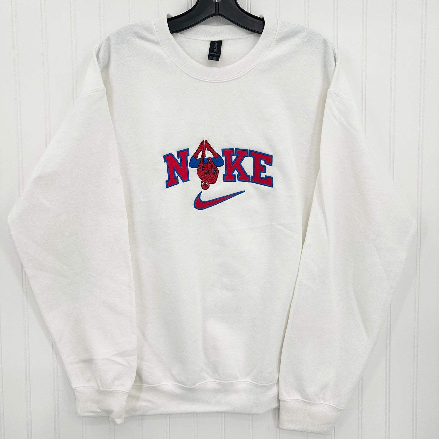Nike Spiderman Embroidered ADULT Hoodie / Crewneck Sweatshirt Unisex