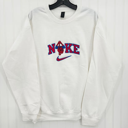 Nike Spiderman Embroidered ADULT Hoodie / Crewneck Sweatshirt Unisex