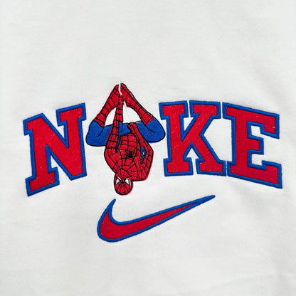 Nike Spiderman Embroidered ADULT Hoodie / Crewneck Sweatshirt Unisex