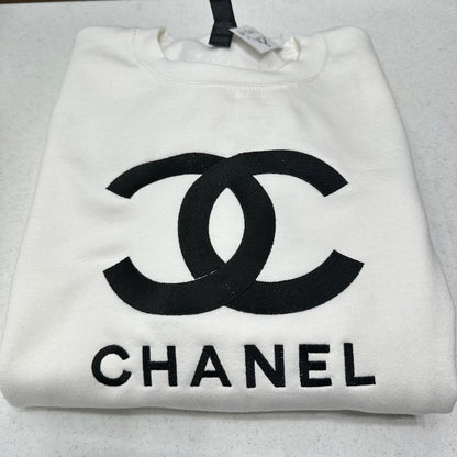 Chanel Logo Embroidered YOUTH Hoodie / Crewneck Sweatshirt Kids Boy Girl Unisex