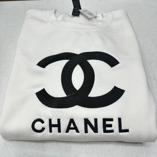 Chanel Logo Embroidered ADULT Hoodie / Crewneck Sweatshirt Unisex