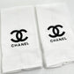 Chanel Style Towels Embroidered Hand Towel Set Colors Bathroom Home Decor