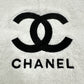 Chanel Style Towels Embroidered Hand Towel Set White Black Bathroom Decor