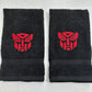 Transformers Towels Embroidered Autobots Hand Towel Set Bathroom Decor Robots