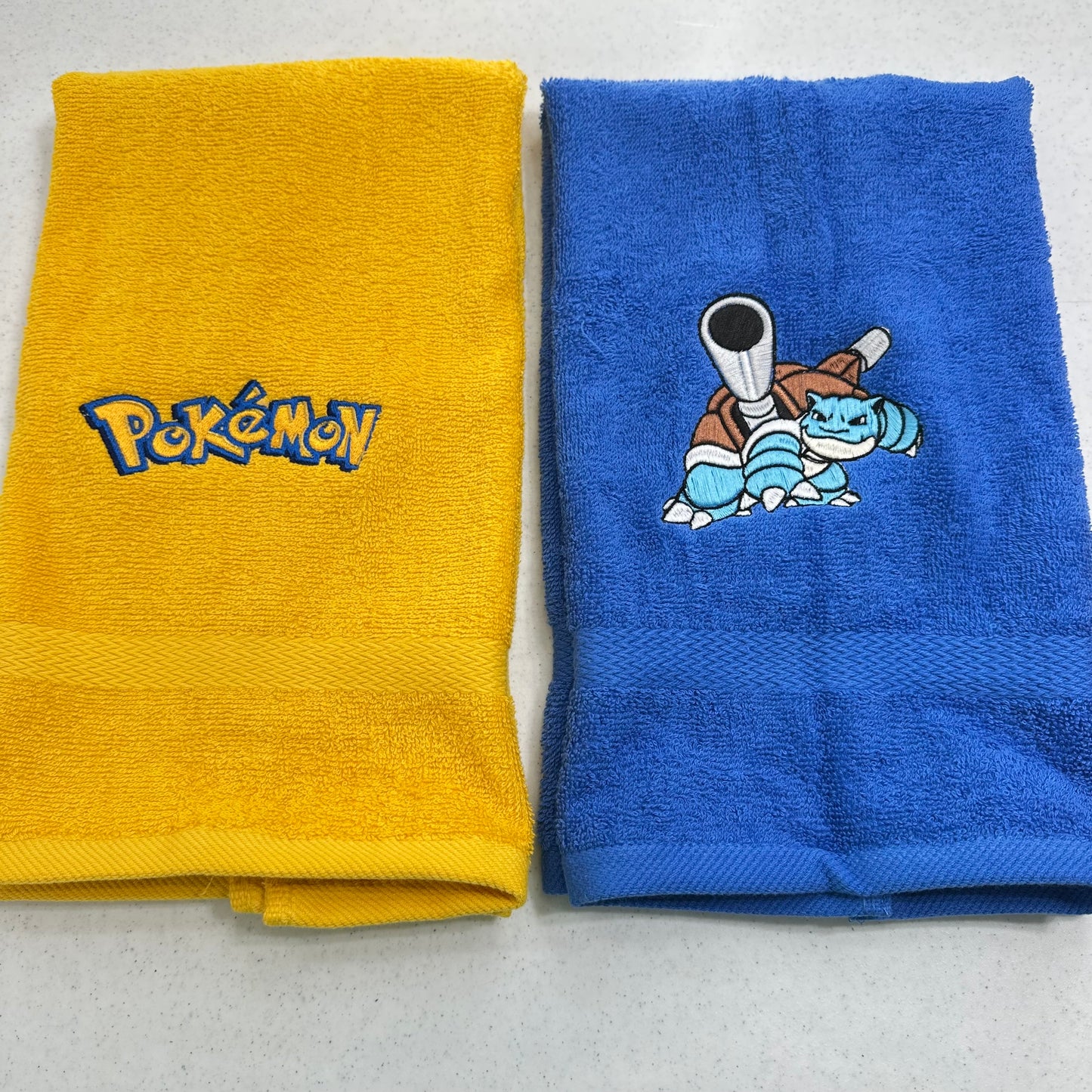 Pokemon Towels Embroidered Hand Towel Set Bathroom Decor