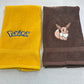 Pokemon Towels Embroidered Hand Towel Set Bathroom Decor