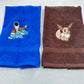 Pokemon Towels Embroidered Hand Towel Set Bathroom Decor