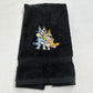 Bluey Towels Embroidered Hand Towel Set Cute Bingo Dog Bathroom Decor