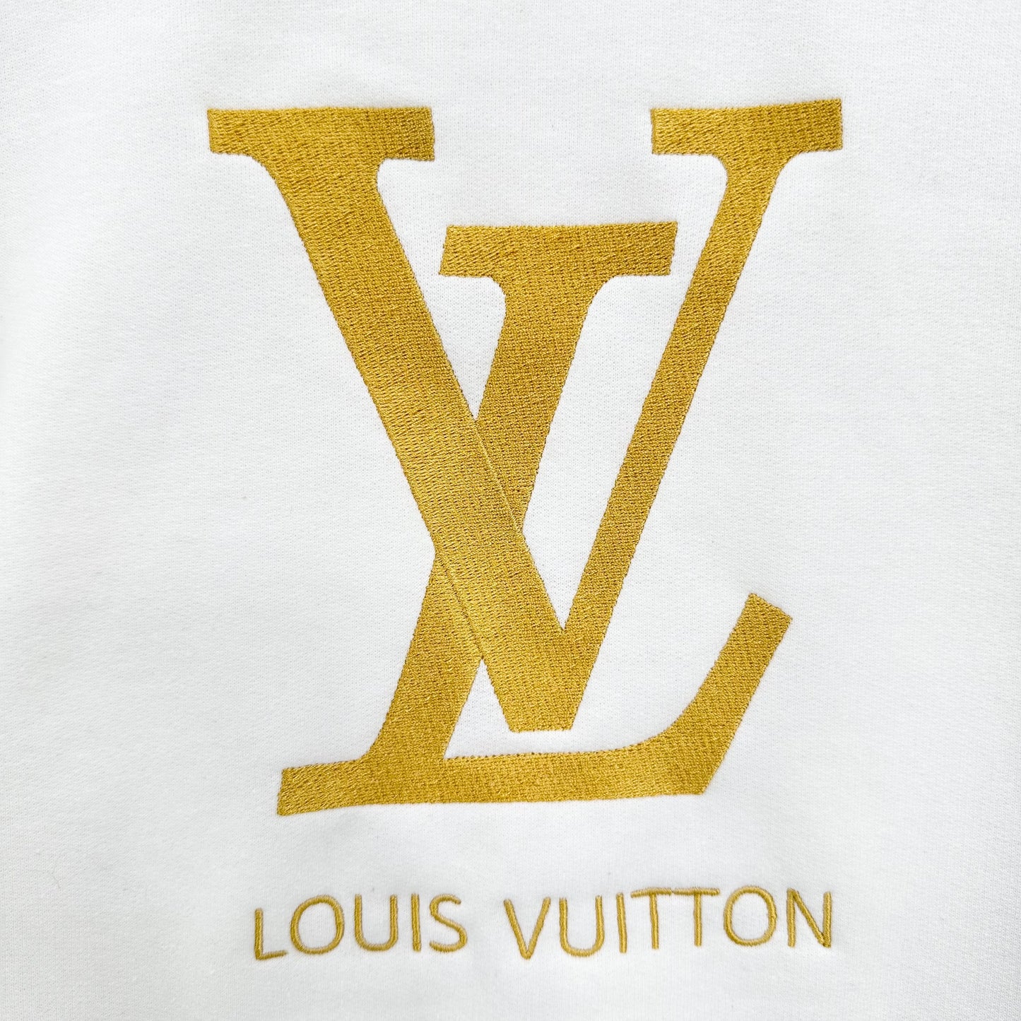Louis Vuitton Logo Embroidered ADULT Unisex Crewneck Sweatshirt