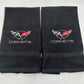 Chevy Corvette Towels Embroidered Hand Towel Set C5 C6 Vette Bathroom Home Decor