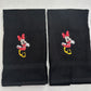 Mickey Minnie Mouse Towels Embroidered Hand Towel Set Cute Bathroom Decor