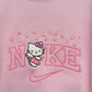 Nike Hello Kitty Hearts Embroidered TODDLER Crewneck Sweatshirt
